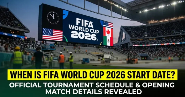 When Is FIFA World Cup 2026 Start Date?
