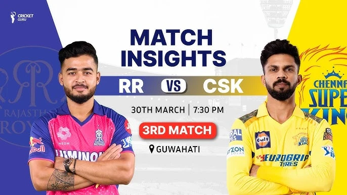 CSK vs Rajasthan Royals Standings 2026 | IPL