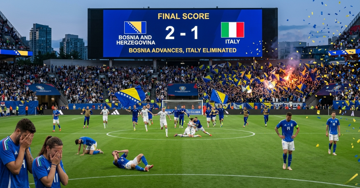 Bosnia Eliminates Italy World Cup 2026