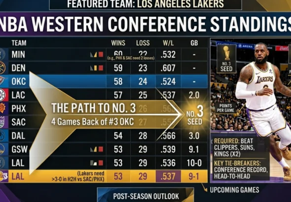 How Lakers Can Jump to No. 3 Seed in West